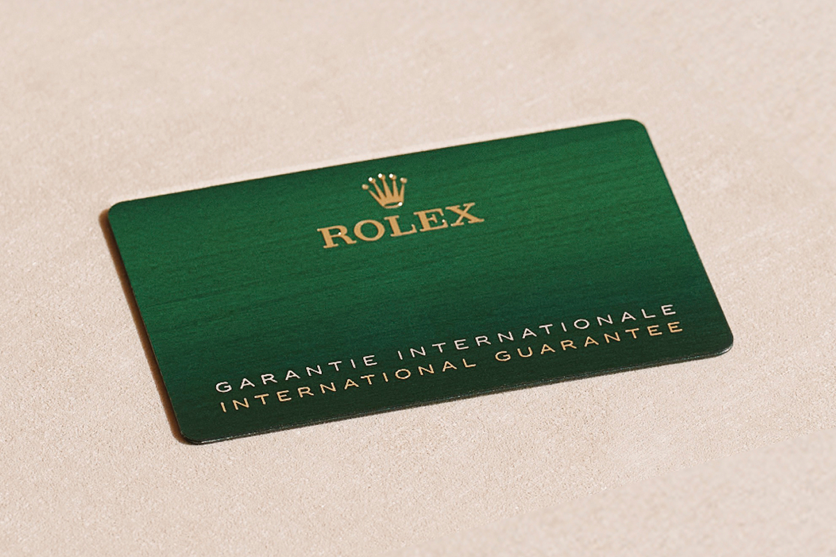 Rolex Certificate